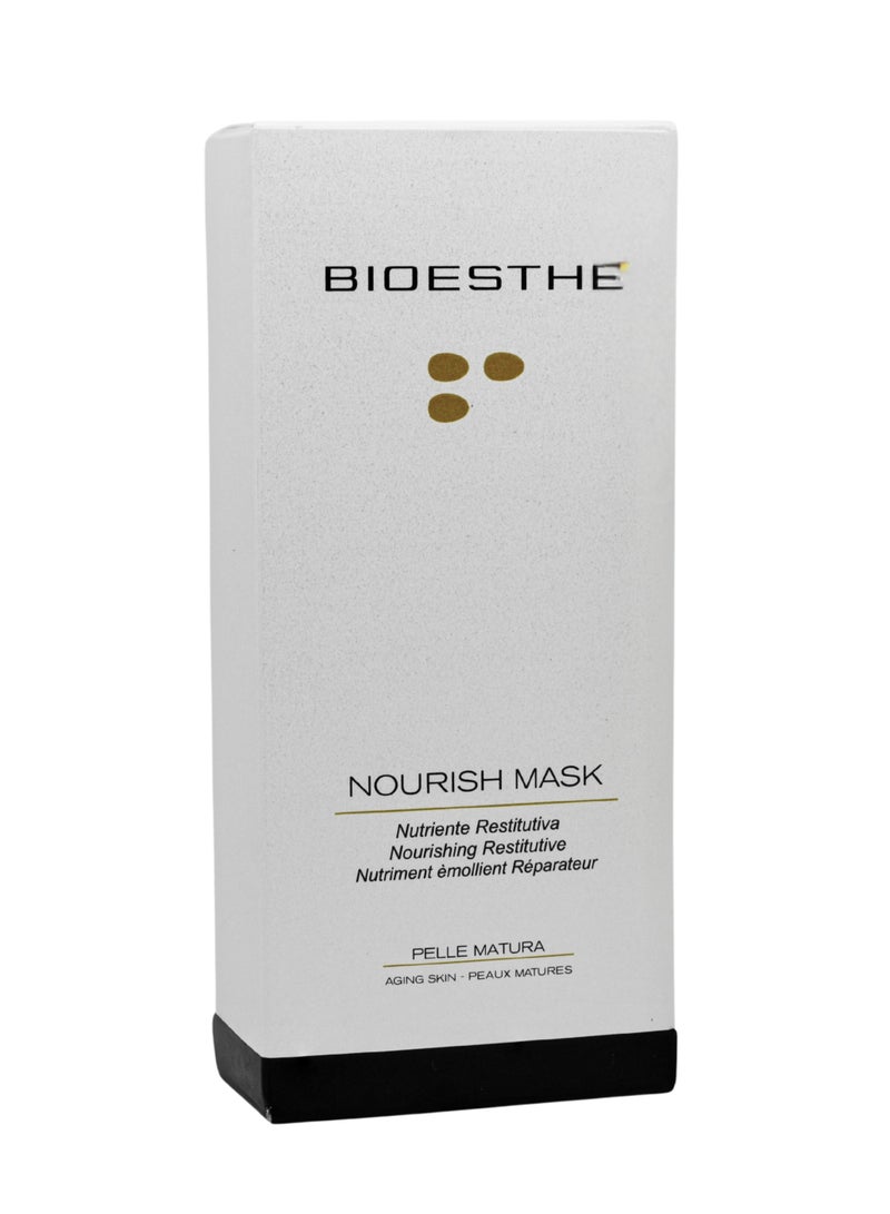 Bioesthe Nourish Mask - Hydrating & Revitalizing Facial Mask for Tired & Mature Skin - Deeply Moisturizing & Soothing with Emollient Oils - 50ml - Image 2