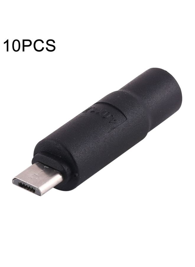 BURAQ 10 PCS 4.0 x 1.7mm to Micro USB DC Power Plug Connector  - Image 1