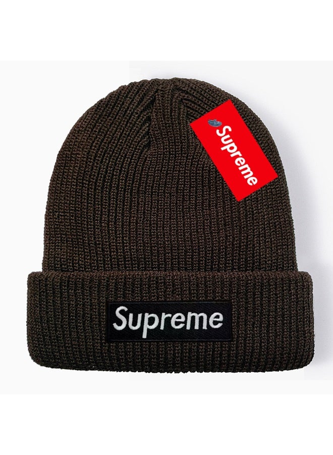 SUPREME قبعة بوني من سوبرم × نيو إيرا بشعار الصندوق (بني)