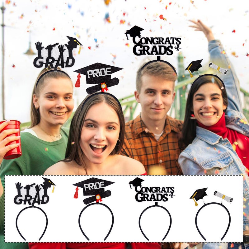 Graduation Season Decoration New Hairband University Kindergarten Graduation Ceremony Po Props Bachelor Cap Certificate Headband - Image 5