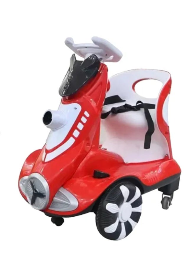 AS 4-Wheel Electric Scooter with Light and Bubbles - RED - Image 1