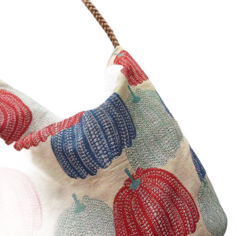 Three-Color Pumpkin PU Shoulder Bag - Image 5