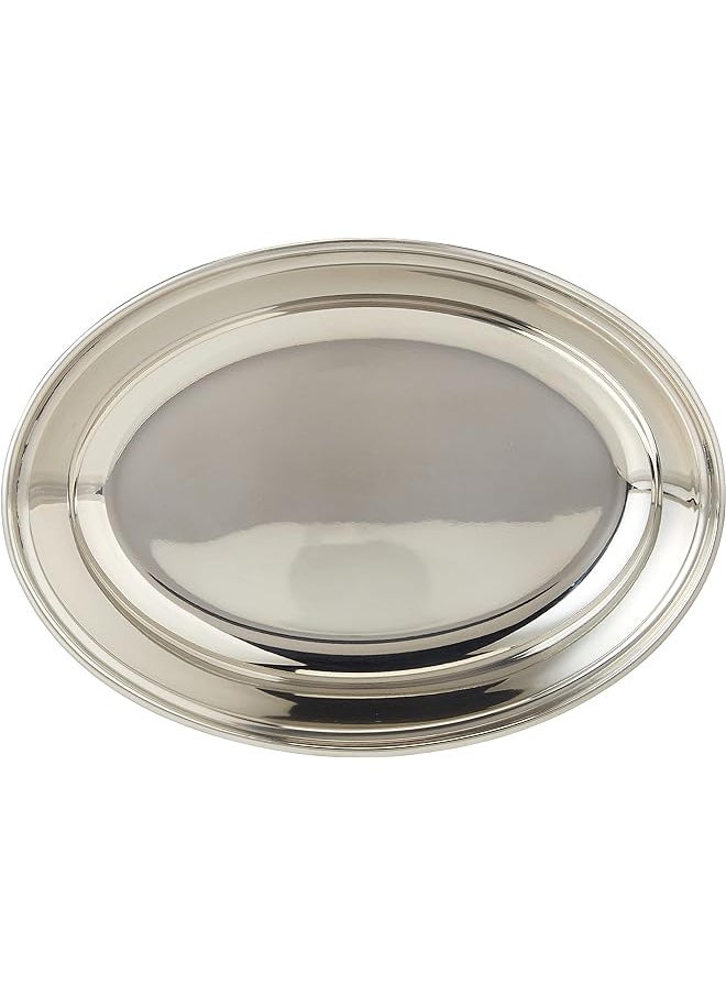 Oval Stainless Steel Deep Serving Plate Silver 20 Cm Odp002 Soup Plate Salad Plate Dessert Plate - pzsku/Z551954856C5AE3248557Z/45/_/1718350092/9cbf6ded-7d8d-4954-bc64-3993b552b53f