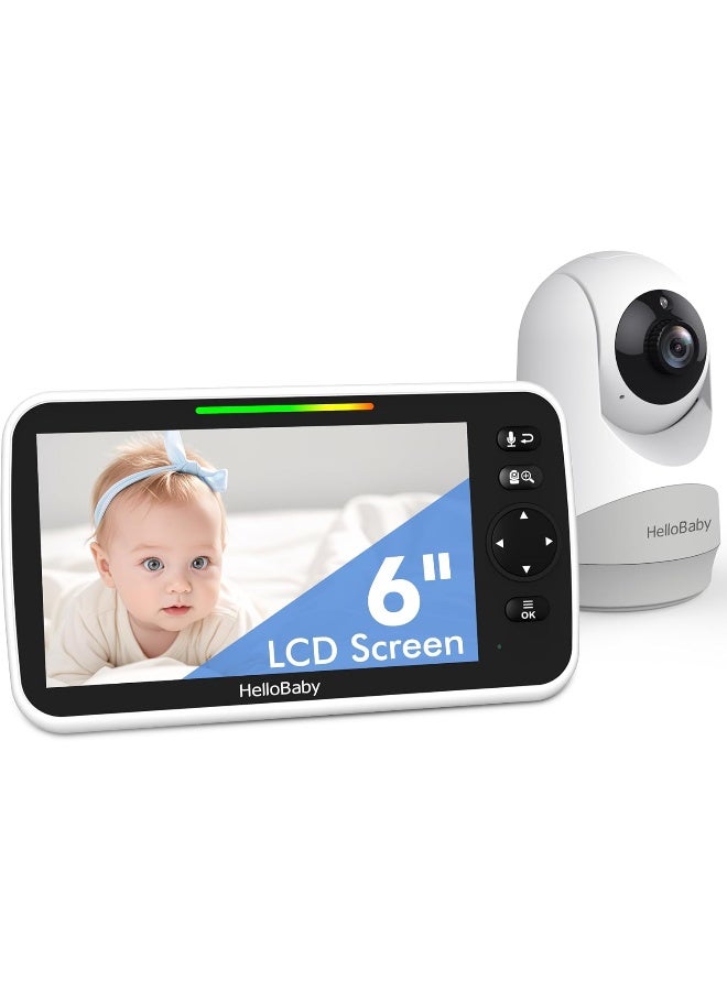 HelloBaby 6â€IPS Large Screen Video Baby Monitor - Image 1