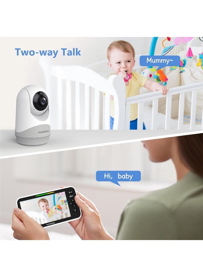HelloBaby 6â€IPS Large Screen Video Baby Monitor - Image 4