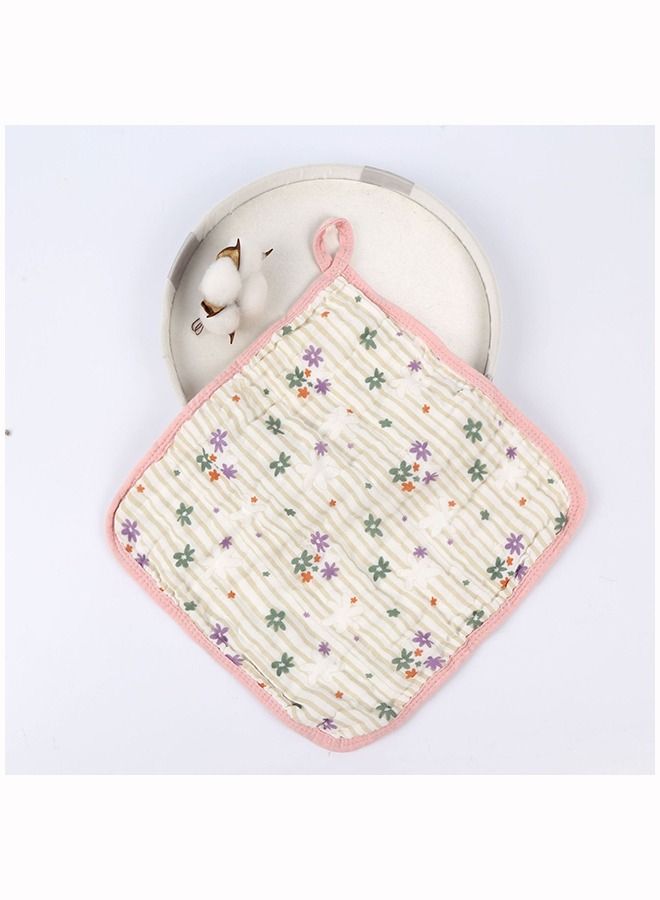 مجموعة مناشف قطنية مطبوعة مكونة من 3 قطع، مناديل ناعمة للغاية ولطيفة على البشرة الحساسة مع مواد عالية الجودة - Image 4