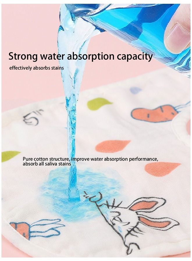 مجموعة مناشف قطنية مطبوعة مكونة من 3 قطع، مناديل ناعمة للغاية ولطيفة على البشرة الحساسة مع مواد عالية الجودة - Image 3