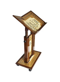 REBENUO Quran stand Turkish wood with wheels adjustable height very large size  - Image 3
