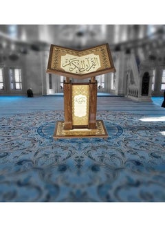 REBENUO Quran stand Turkish wood with wheels adjustable height very large size  - Image 4