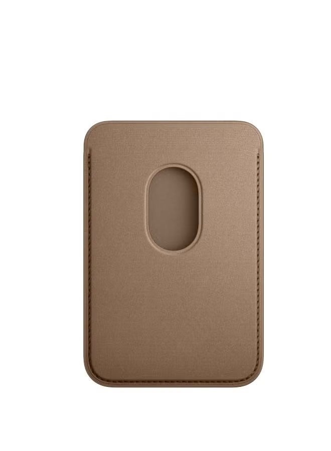 Apple iPhone FineWoven Wallet with MagSafe - Taupe Brown - Image 2