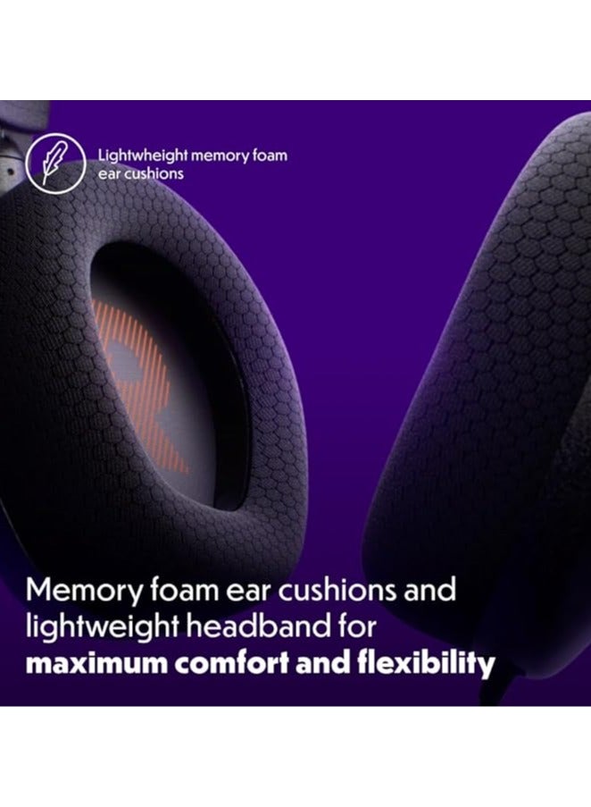 جي بي إل سماعة ألعاب سلكية فوق الأذن Quantum 100M2 مع توقيع JBL QuantumSOUND وموصل سماعة 3.5 مم، توافق متعدد المنصات، ميكروفون قابل للفصل، خيار كتم الصوت - Image 4