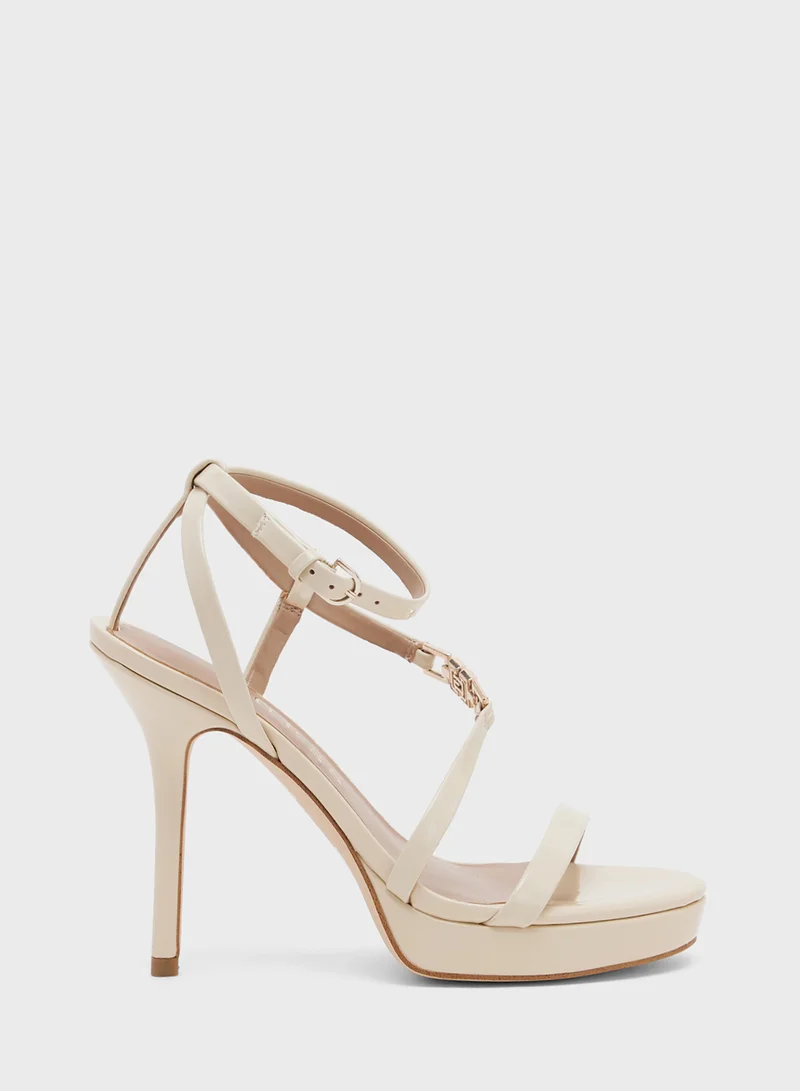 GUESS Ankle Strap High Heel Sandals