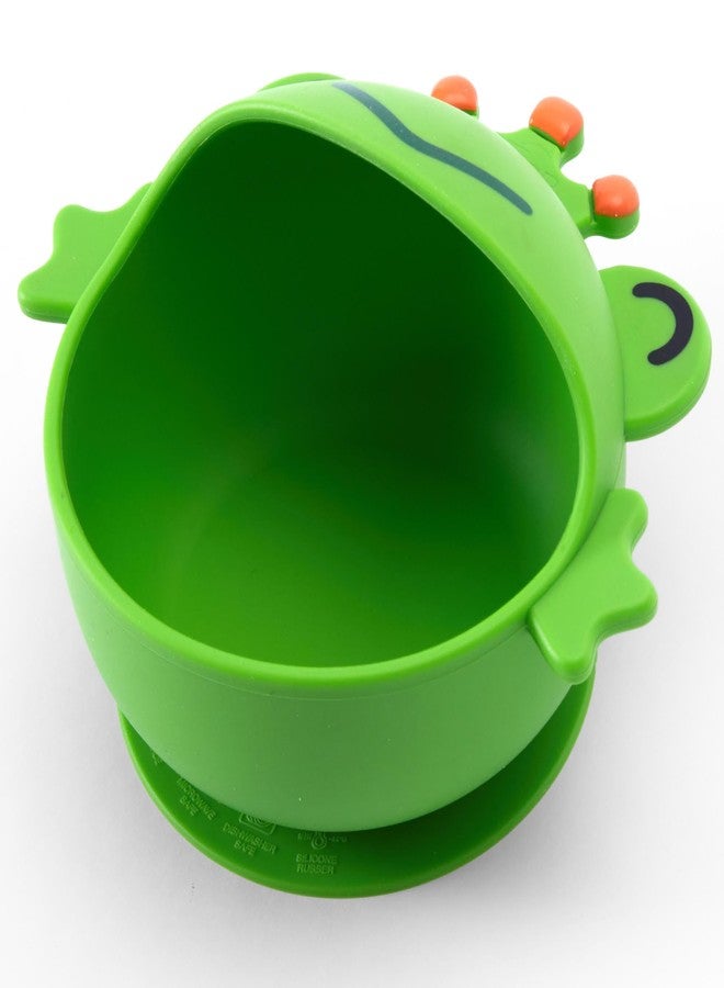 MRPR Hop & Snack Silicone Frog Bowl – Silicone Suction Bowl for Toddlers – BPA-Free, Microwave & Dishwasher Safe – Spill-Resistant, Travel-Friendly - Image 1