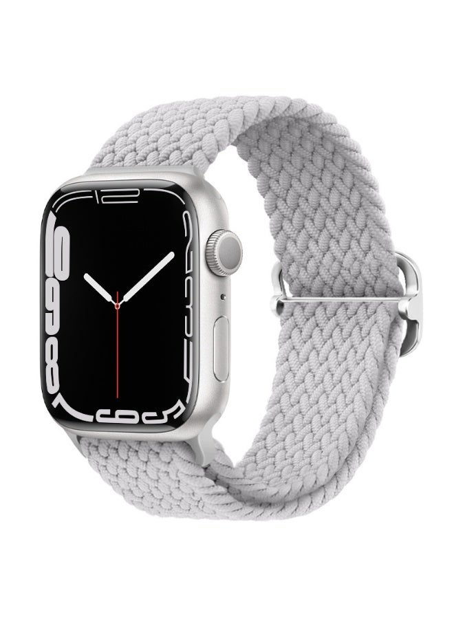 Wechdo 2PCS Nylon Watchband Replacement Bracelet for iWatch Series 10/11 46mm,Compatible with iWatch Band 49mm 45mm 44mm 42mm,Sport Strap Replacement WristBands for iWatch Series 9 8 7 6 5 4 ultra 2 ultra 3 ultra SE SE 2 SE 3 - Image 3