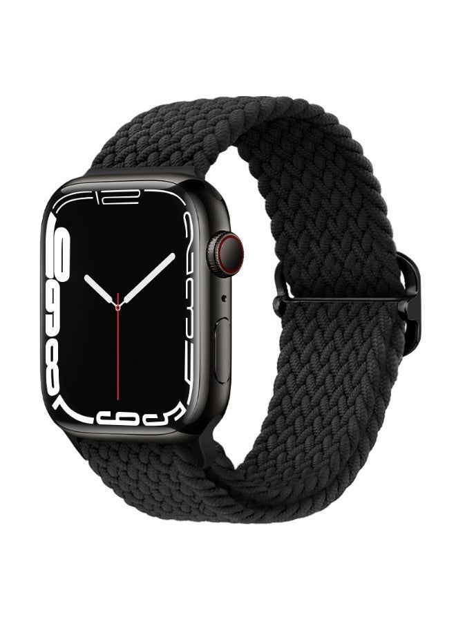 Wechdo 2PCS Nylon Watchband Replacement Bracelet for iWatch Series 10/11 46mm,Compatible with iWatch Band 49mm 45mm 44mm 42mm,Sport Strap Replacement WristBands for iWatch Series 9 8 7 6 5 4 ultra 2 ultra 3 ultra SE SE 2 SE 3 - Image 2
