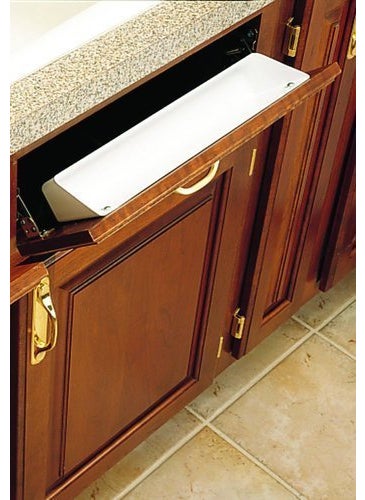 Rev-A-Shelf RevAShelf 2 Piece 6581 Sink Front Tray Standard White 