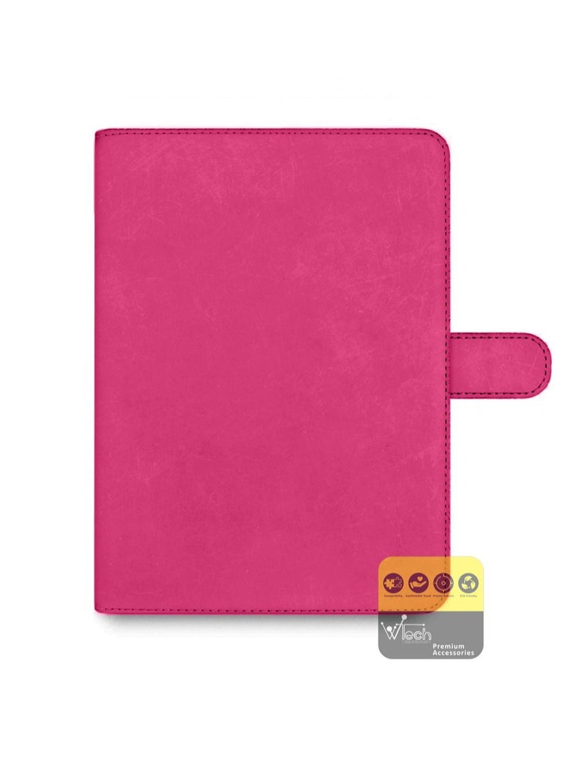 Wtech High Quality PU Leather Flip Case Cover Stand For Huawei MatePad SE 10.4 Inch 2022 Pink - Image 2