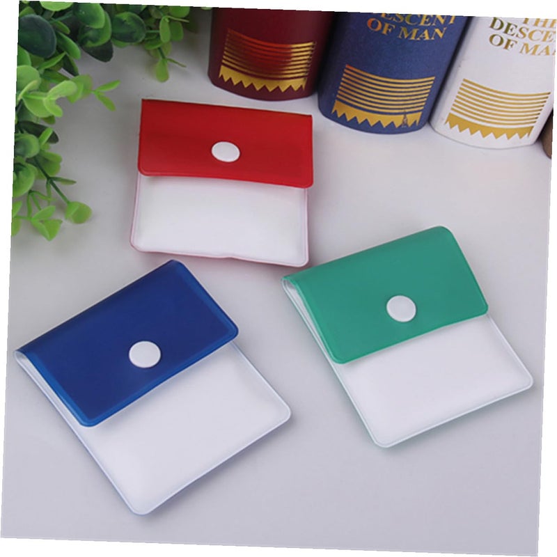 Portable Smoking Ash Pouch Set 3 Pieces Lightweight Travel Ashtray Red Green Blue - Image 4