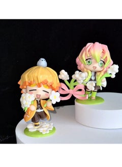 General The Blade of Ghost Destroyer Anime Figure Birth Flower Charcoal Jiro You Bean Love Pillar My Wife Goodwill Model Ornament Tide Play (6-8.5 cm)  - Image 4