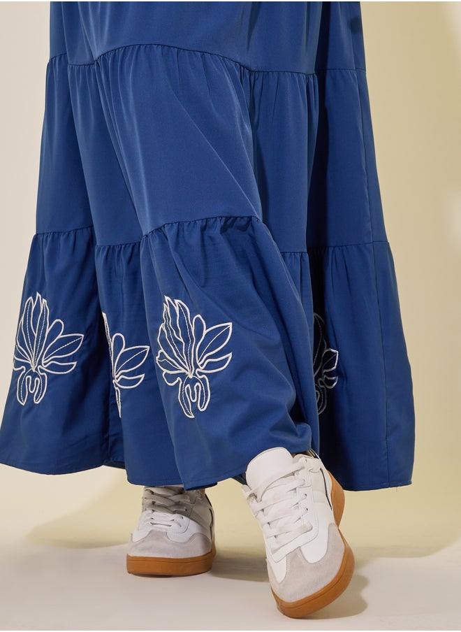 Take Two Tiered Embroidered Dress  - Image 4