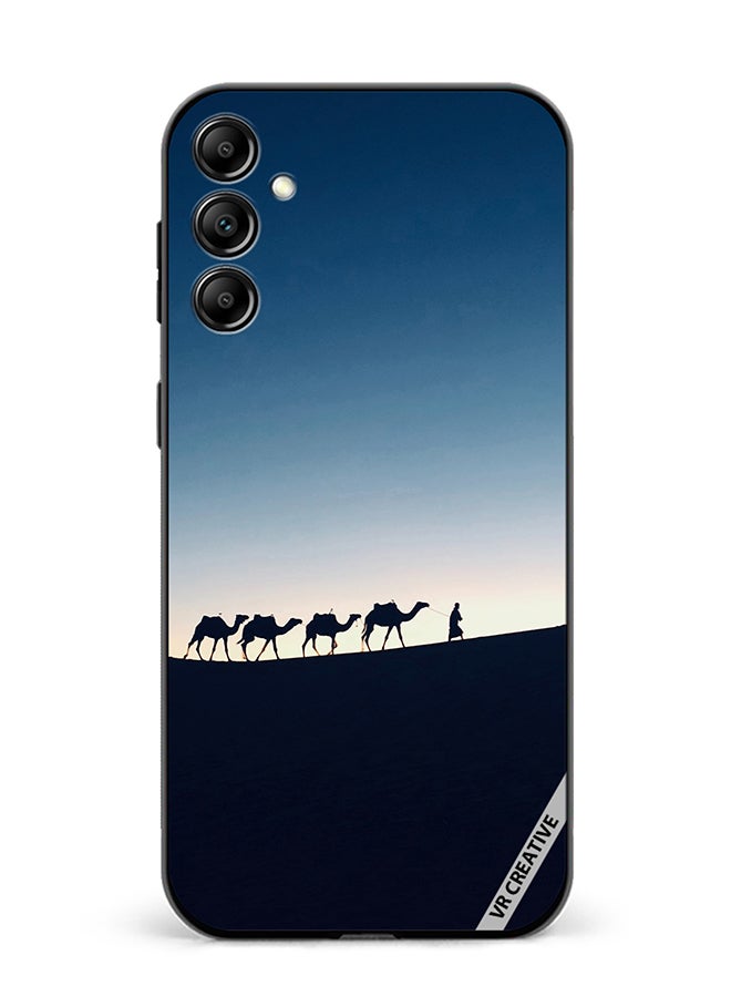 VR CREATIVE Protective Case Cover For Samsung Galaxy A55 Camel Walking Design Multicolour - Image 1