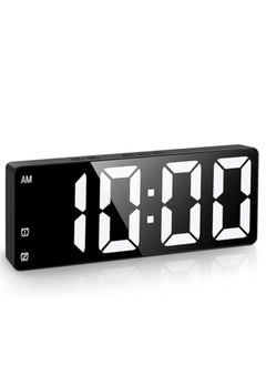 HASTHIP Digital Clock, Digital Wall Clock, LED Alarm Clock for Bedroom, Electronic Desktop Clock with Temperature Display, Voice Control, 12/24H, Small Clock for Bedroom Decor - pzsku/Z551A37A1E5C2FC74D96CZ/45/_/1736162883/7e7775f5-4d21-4678-95a7-d0dd260277ec