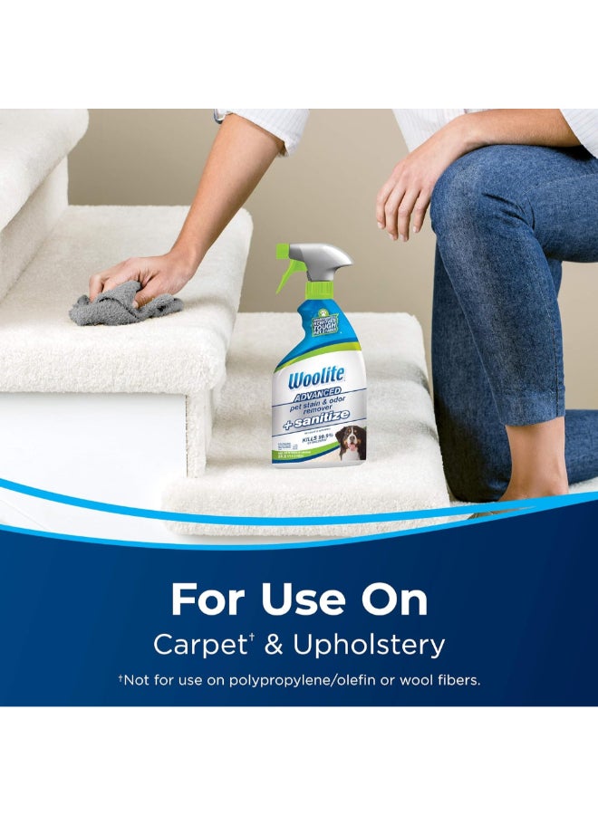 Woolite Advanced Sanitize Carpet Pet Stain and Odor Remover 650 ml 2047371 - Image 3