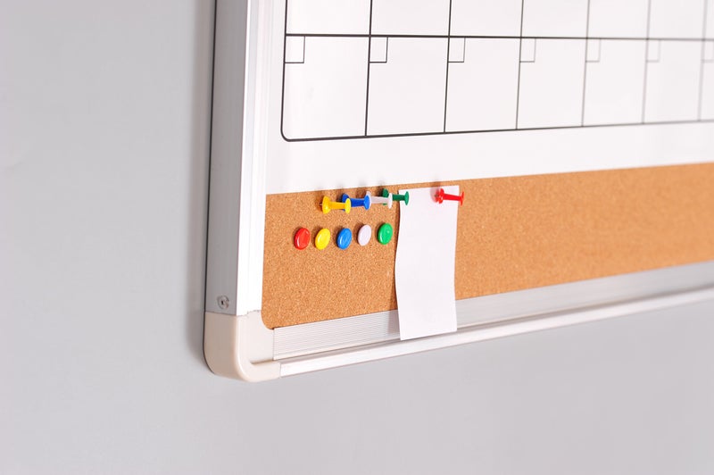 Navy Penguin Whiteboard Calendar Dry Erase for Wall - 24 x 18 in White Board Planner Monthly Magnetic with 1 Eraser, 4 Dry Wipe Markers, 4 Magnets and 10 Push Pins - Wall Hanging Marker Board Month Calendar - Image 5