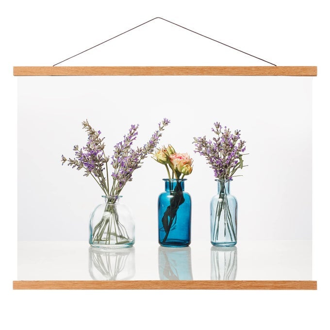 Magnetic Poster Hanger Frame 22x34 22x28 22x14 Teak Wood Magnet Poster Frame for Posters Prints Photos Pictures Maps Scrolls and Canvas Artwork