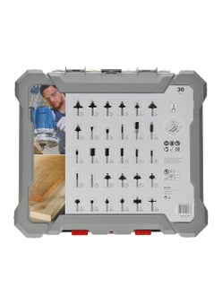 BOSCH Bosch Professional 30 Pcs Router Bit Set With Mixed Bits 8Mm Shank Bits Suitable For Gof 130 Router  - Image 3