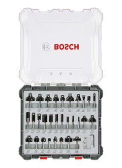 BOSCH Bosch Professional 30 Pcs Router Bit Set With Mixed Bits 8Mm Shank Bits Suitable For Gof 130 Router  - Image 2