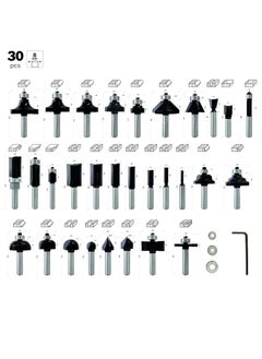 BOSCH Bosch Professional 30 Pcs Router Bit Set With Mixed Bits 8Mm Shank Bits Suitable For Gof 130 Router  - Image 4