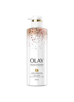 Olay Exfoliating & Moisturizing Body Wash With Sugar Cocoa Butter & Vitamin B3 17.9 Fl Oz 4.673 Lb  - Image 1