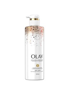 Olay Exfoliating & Moisturizing Body Wash With Sugar Cocoa Butter & Vitamin B3 17.9 Fl Oz 4.673 Lb  - Image 5