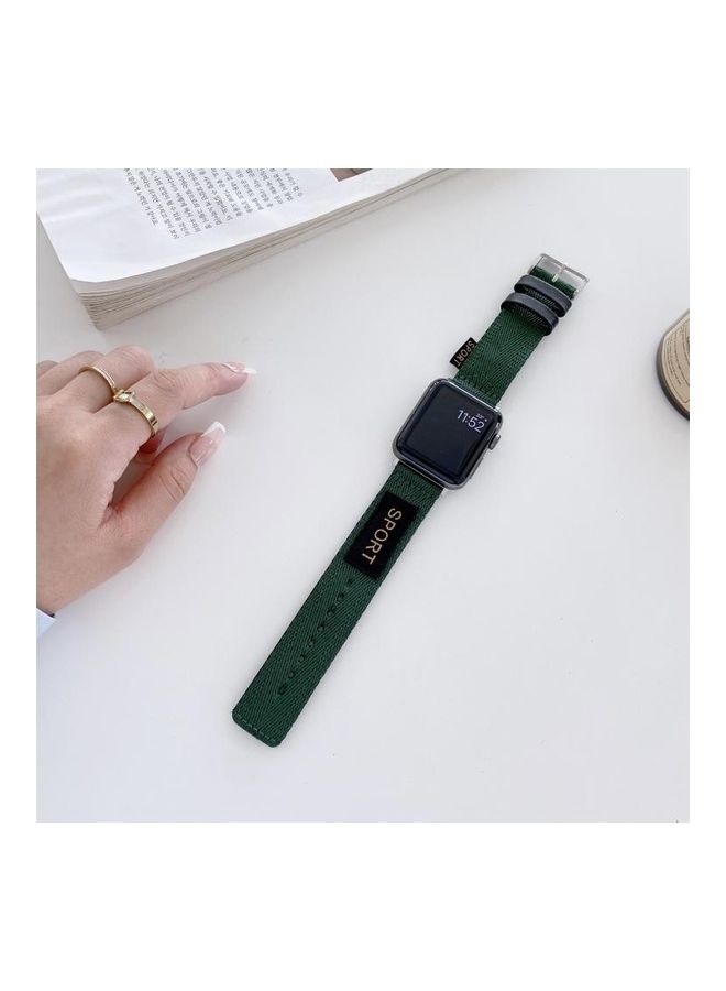 Replacement Watchband Dark Green - Image 2