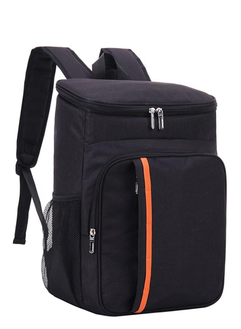 MahMir MahMir® Cooler Backpack 25 Cans Large Capacity Insulated, Backpack Cooler Lightweight Leak Proof Soft Cooler Bag for Men Women to Picnics, Camping, Hiking, Beach, Park, Trips (Black)  - Image 1