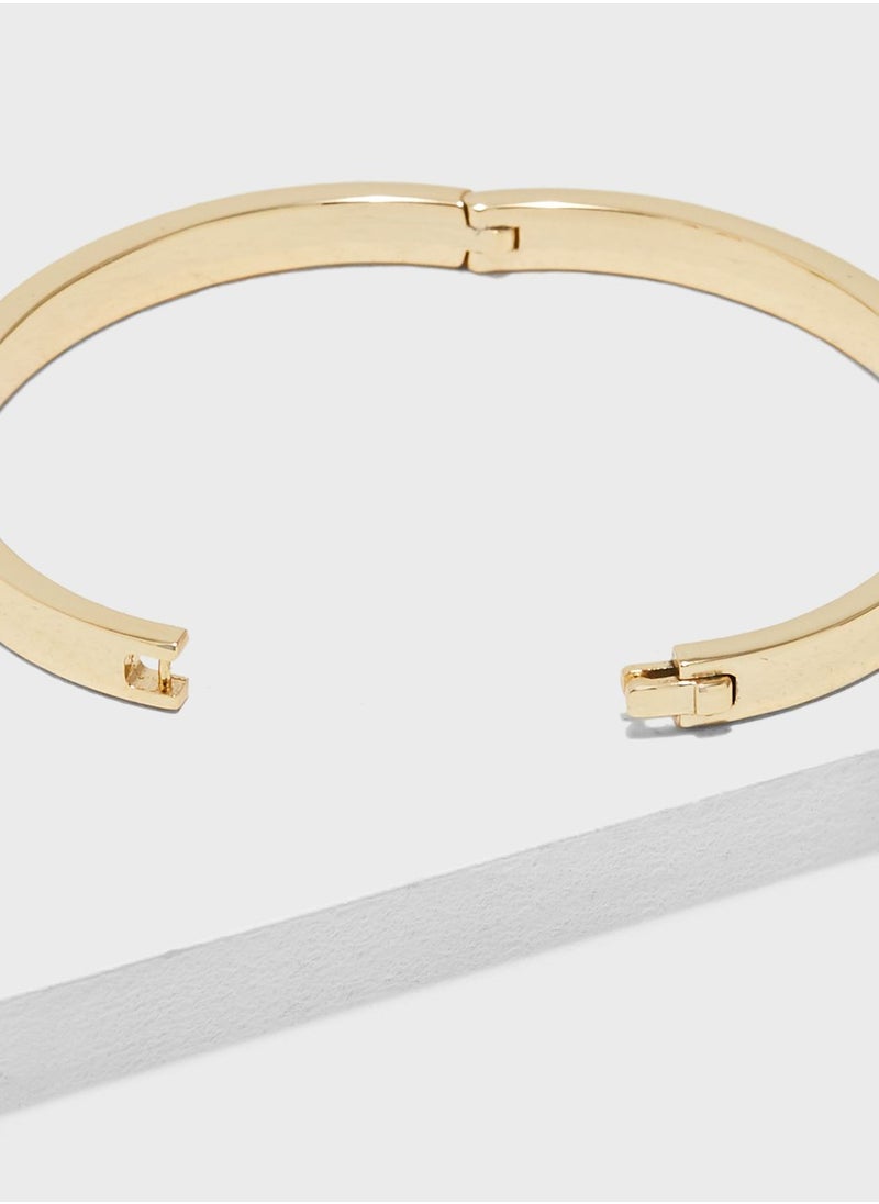Ted Baker - Clemina Hinge Metallic Bangle - Image 1