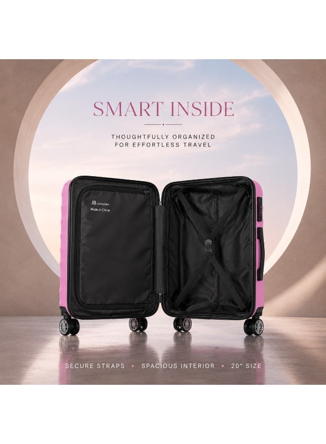 Hard Shell Cabin Luggage Trolley Suitcase with 4 Spinner Wheels, Secure Lock, Spacious Interior and Lightweight Design for Travel - Image 3