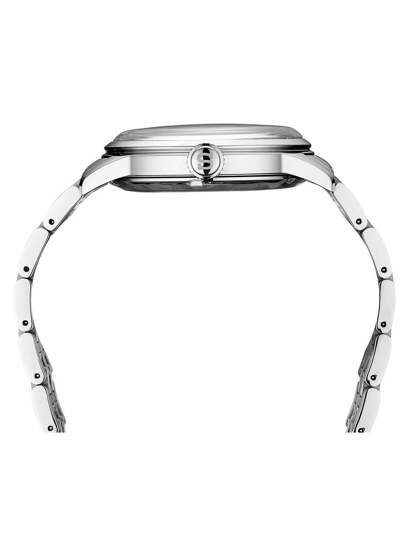 سيكو ساعة بريسيج أوتوماتيك بقرص أزرق من الستانلس ستيل للرجال، موديل SRPB41 - Image 3