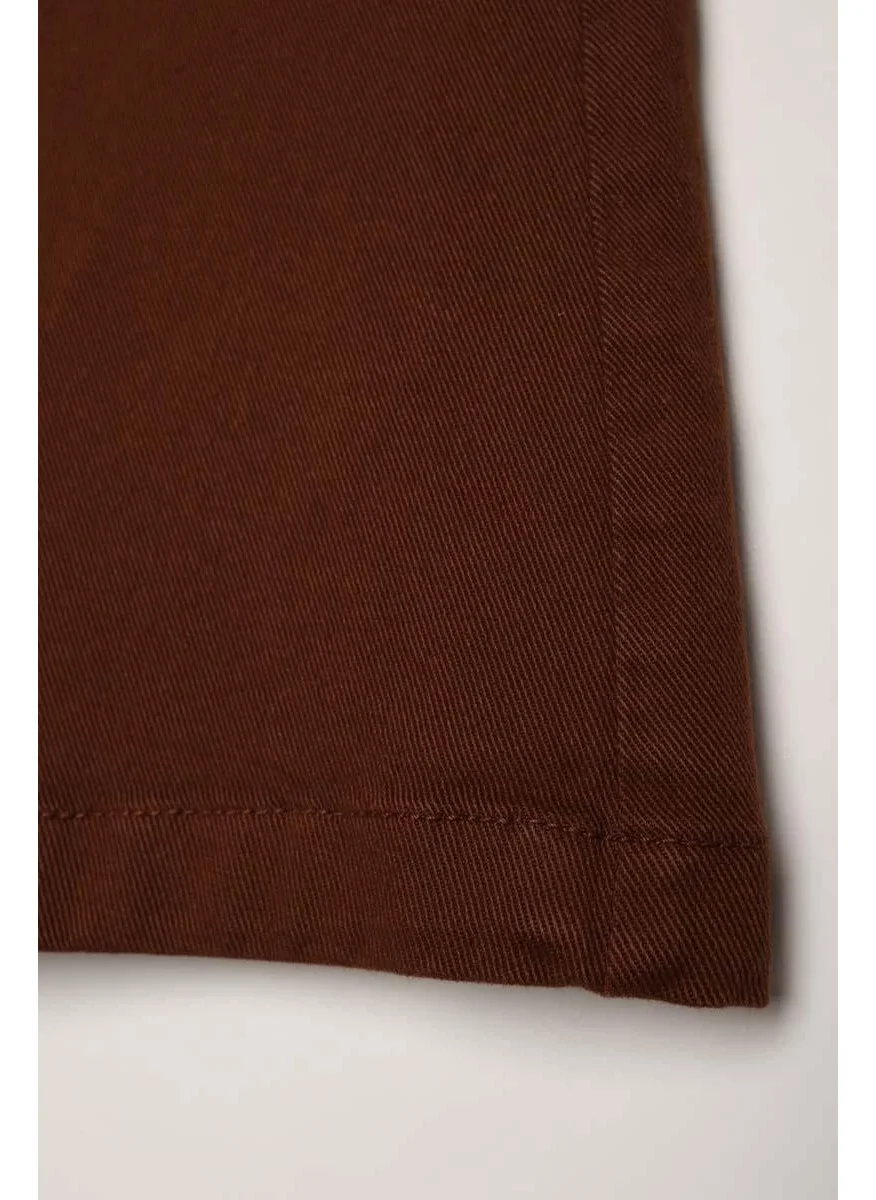 Allday Brown-Classic 5 Pocket Skirt