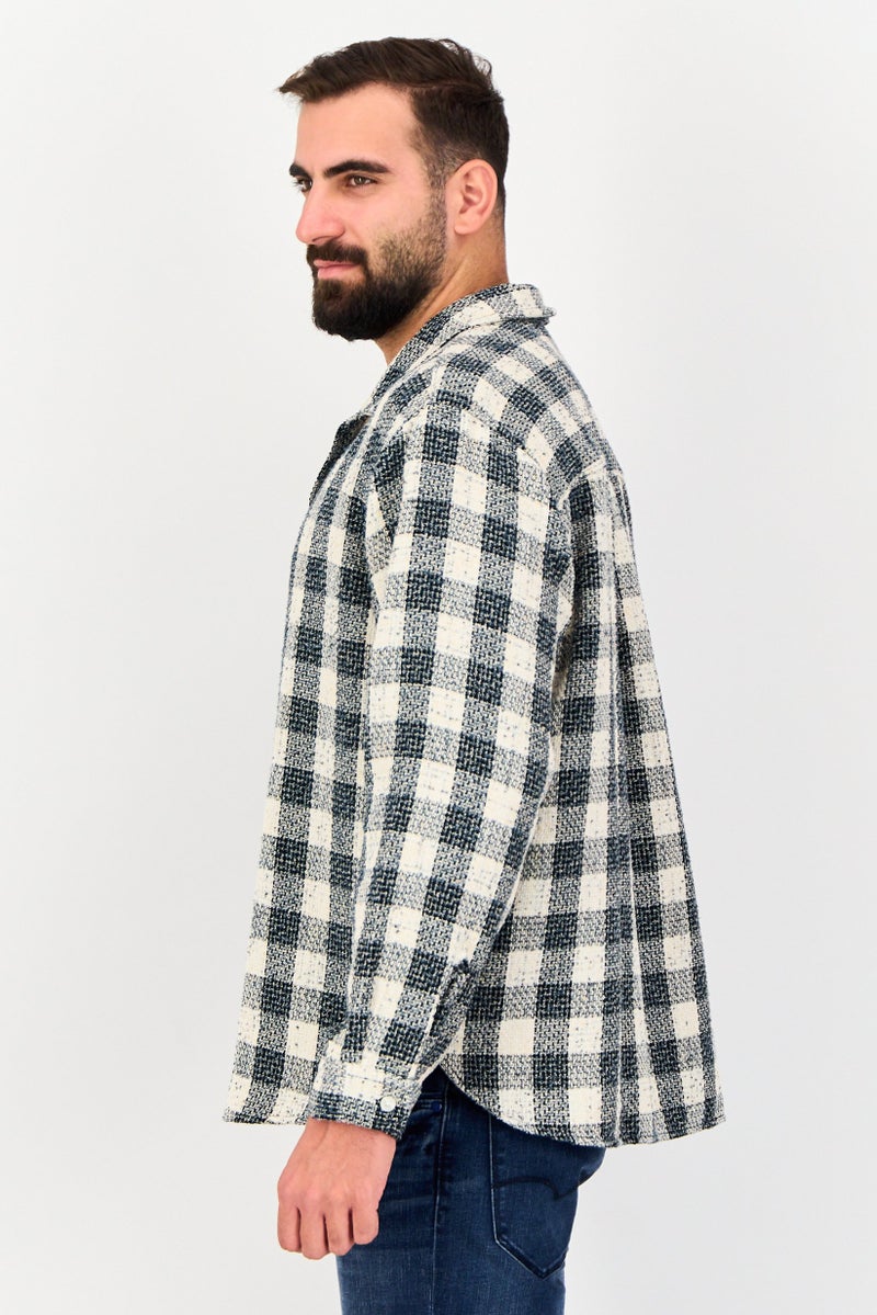 JACK & JONES Men Regular Fit Plaid Long Sleeves Casual Shirt, Multicolor - Image 2