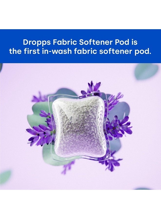 Dropps Fabric Softener Pods: Lavender Eucalyptus | 32 Count | HE Compatible + All Washers | Cold Wash + All Temperatures | Softness + Freshness | Low Waste Packaging - Image 2