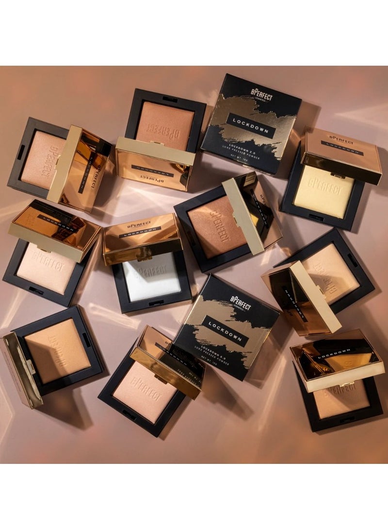 بي بيرفيكت بودرة مضغوطة فاخرة من بي بيرفكت لوك داون - لبشرة خالية من العيوب 2.0، 115 جم - Image 3