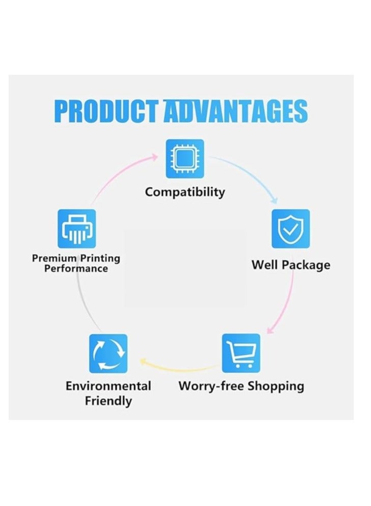 Terabyte GT53XL GT52 Ink Bottle for H Ink Tank 319 410 419 Smart Tank 500 502 508 511 514 515 518 519 530 531 532 533 538 571 615 618 655 720 750 790 DeskJet GT 5810 5820 5822 115 118 310 311  - Image 5