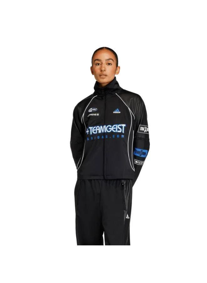 adidas Originals TEAMGEIST FAUX LEATHER TRACK TOP