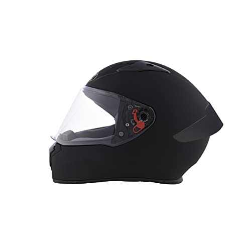Studds Thunder Full Face Helmet with Clear Visor (Matt Black L) - Image 5