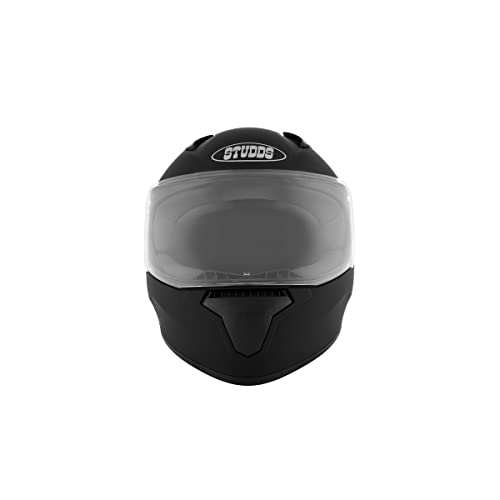 Studds Thunder Full Face Helmet with Clear Visor (Matt Black L) - Image 2