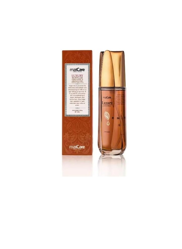 MaxCare Luxury Moroccan Argan Color Protect Silky Hair Oil 60ml - Image 3