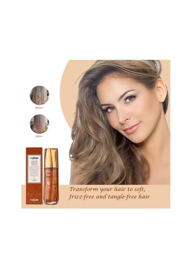 MaxCare Luxury Moroccan Argan Color Protect Silky Hair Oil 60ml - Image 4