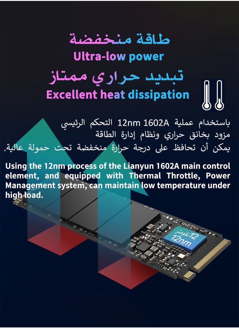 Predator - 2TB 7200MB/s SSD PCIe NVMe Gen4 M.2 2280, Internal Solid State Drives, Compatible with PS5, Desktop computer, Laptop, Including Heatsink, Disassembly Tools and Installation Instructions - Image 1